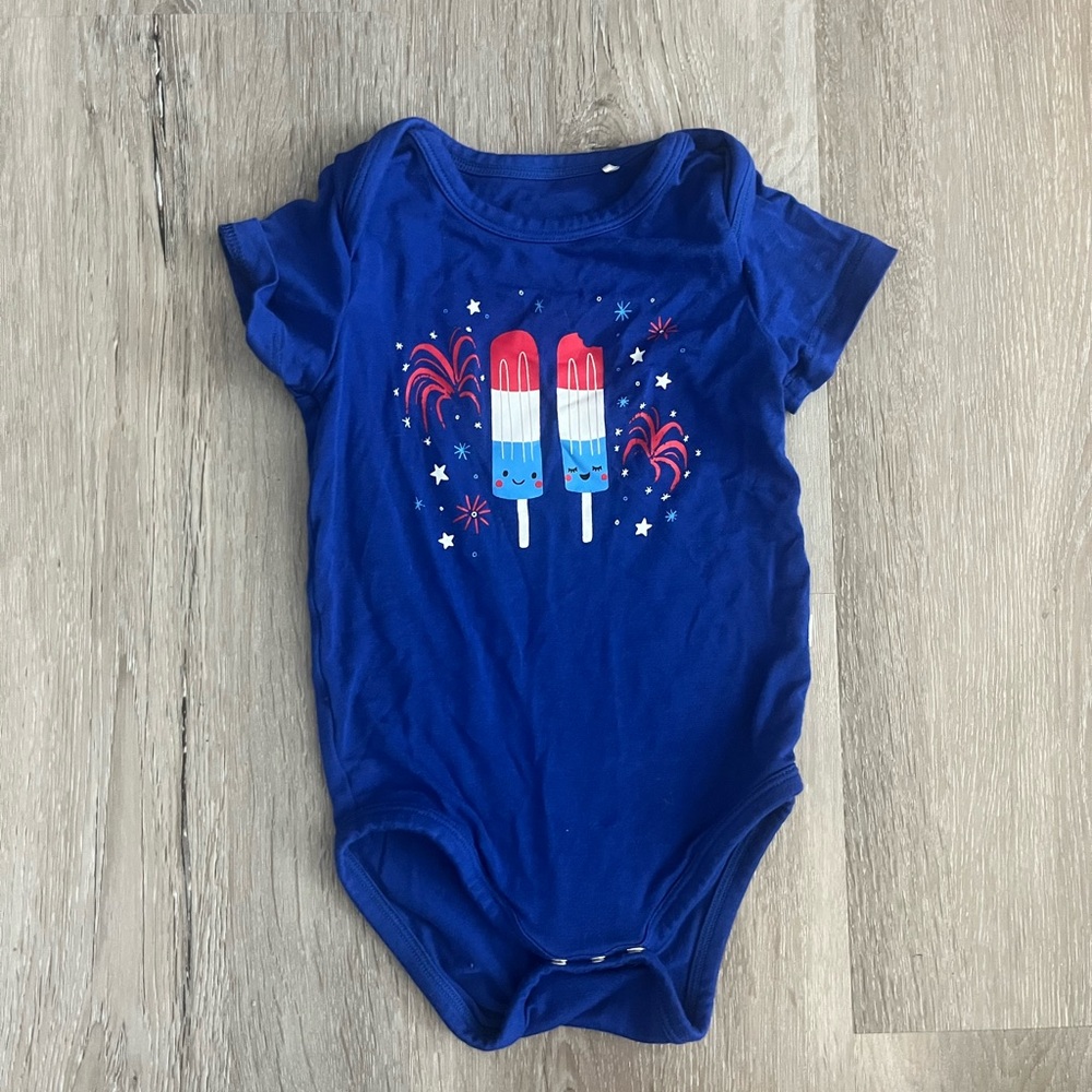 Little Sleepies Patriotic Onesie